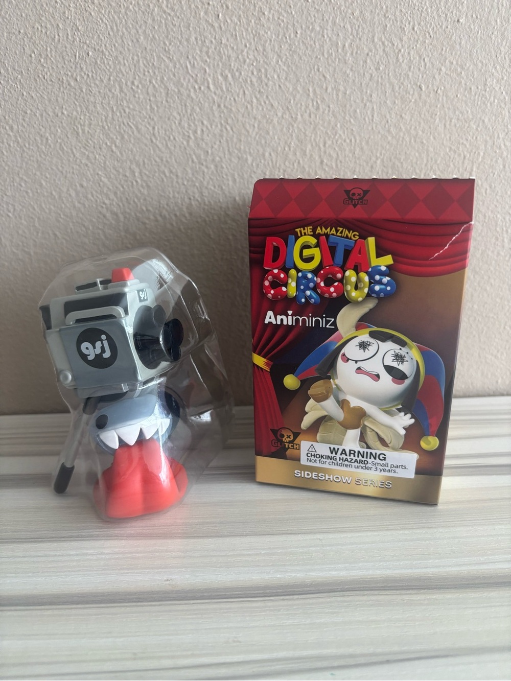 The Amazing Digital Circus Sideshow Series Animiniz Bubble RARE Figure TADC